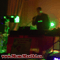 DJ Rob Salvati with glowing equalizer shirt